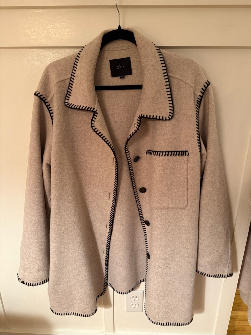 Rails Odyssey Whipstitch Shirt Coat